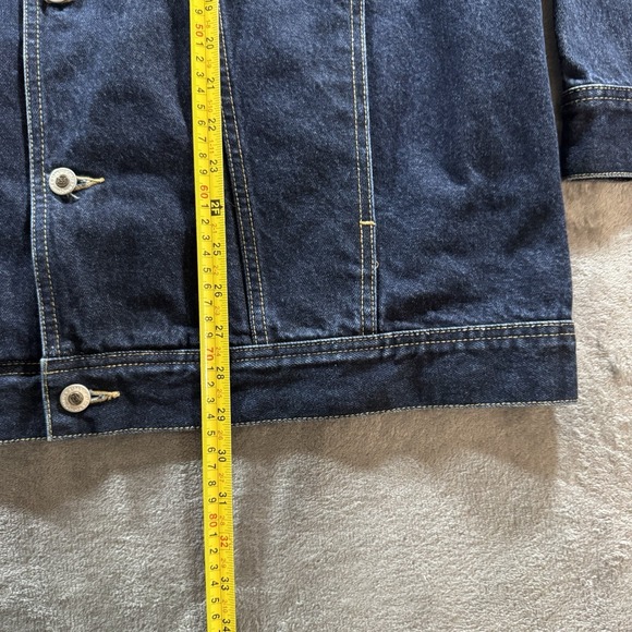 Vintage Phat Farm Jean Jacket Mens L Blue Denim Hip Hop Trucker 90s Hong Kong - Picture 12 of 15